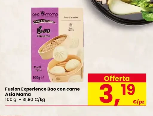 Fusion Experience Bao con carne Asia Mama