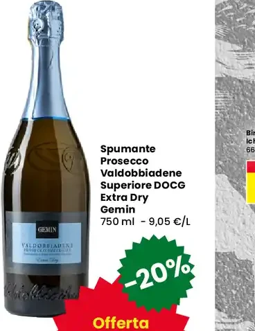 Spumante Prosecco Valdobbiadene Superiore DOCG Extra Dry
