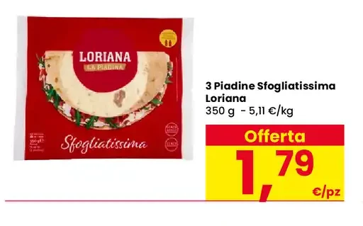 Piadine Sfogliatissima Loriana