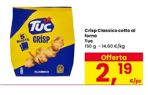 Crisp Classico cotto al forno Tuc