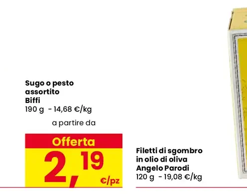 Sugo o pesto assortito Biffi