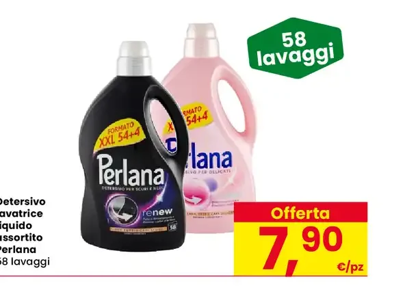 Detersivo lavatrice liquido Perlana