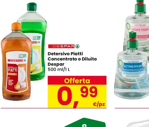 Detersivo piatti Despar