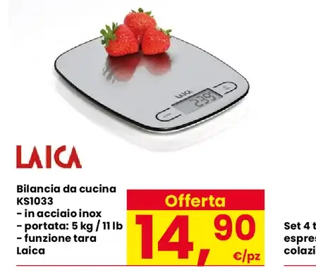 Bilancia da cucina KS1033 Laica