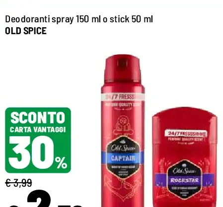 Old Spice deodorante
