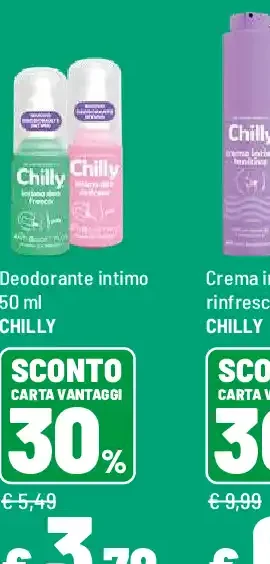 Chilly deodorante intimo