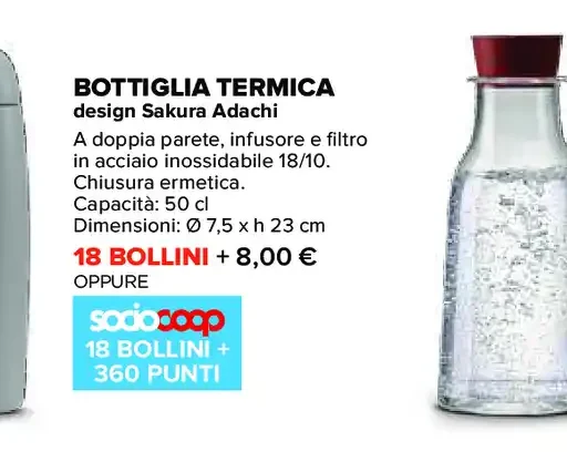 Bottiglia termica design Sakura Adachi