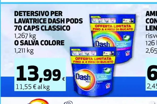 Detersivo per lavatrice Dash Pods