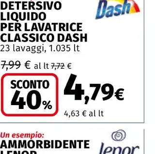 Detersivo liquido per lavatrice Classico