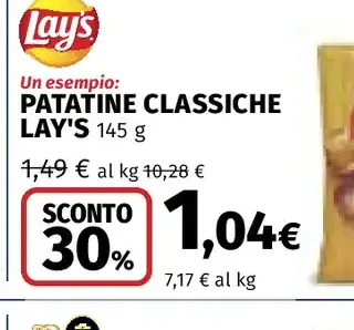 Patatine classiche