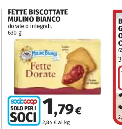 Fette biscottate Mulino Bianco