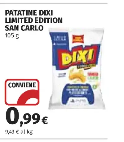 Patatine Dixi Limited Edition San Carlo