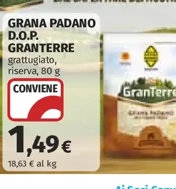 Grana Padano grattugiato