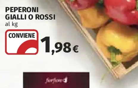 Peperoni gialli o rossi