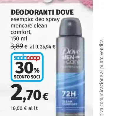 Deodorante Dove