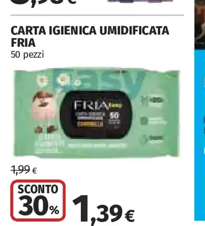 Carta igienica umidificata Fria