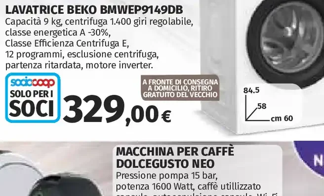 Lavatrice Beko BMWFP9149DB