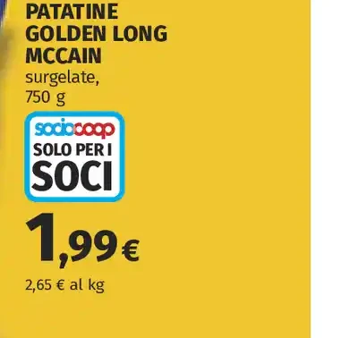 Patatine Golden Long McCain