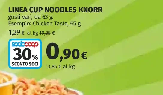 Linea Cup Noodles Knorr