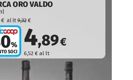 Spumante Prosecco Superiore Valdobbiadene DOCG Marca Oro Valdo