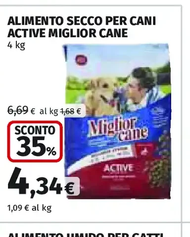 Alimento secco per cani Active Miglior Cane