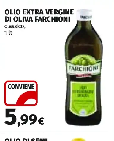 Olio extra vergine di oliva Farchioni