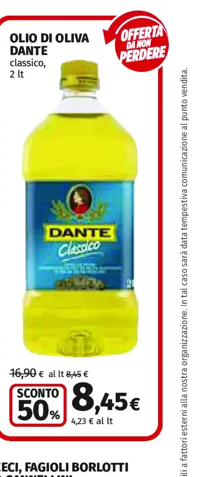 Olio di oliva Dante