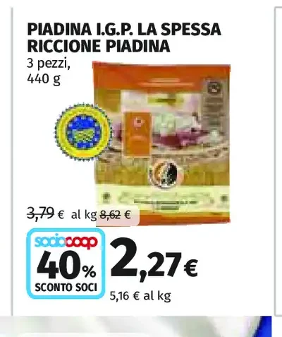 Piadina IGP La Spessa
