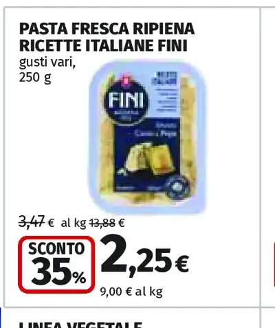 Pasta fresca ripiena Fini