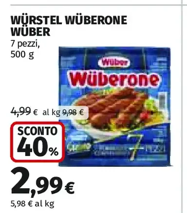Würstel Wüberone Wüber