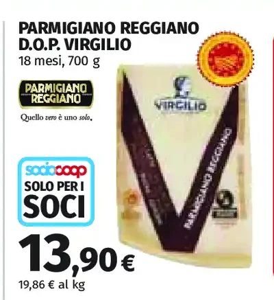 Parmigiano Reggiano DOP Virgilio