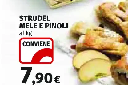 Strudel mele e pinoli