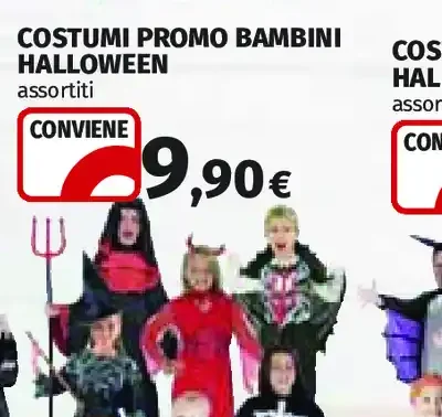 Costumi promo bambini Halloween