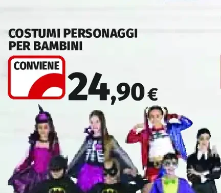 Costumi personaggi per bambini