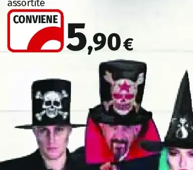 Cappelli e maschere Halloween