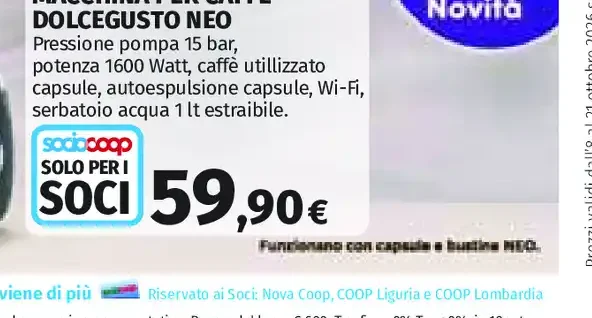 Macchina per caffè DolceGusto Neo