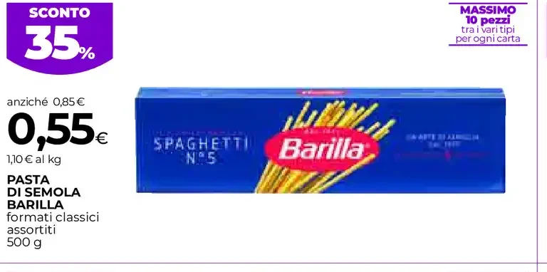 Pasta di semola Barilla