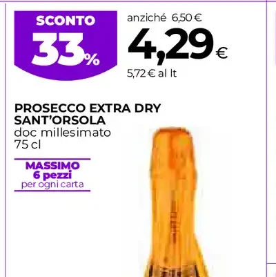 Prosecco Extra Dry Sant’Orsola