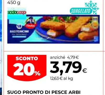 18 bastoncini Gli Originali Capitan Findus