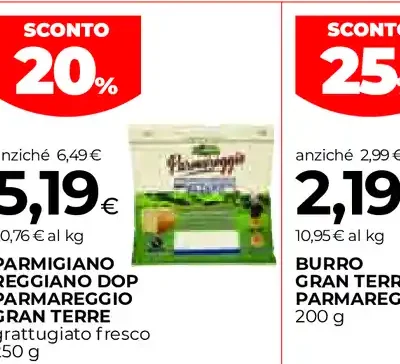 Parmigiano Reggiano DOP Parmareggio Gran Terre