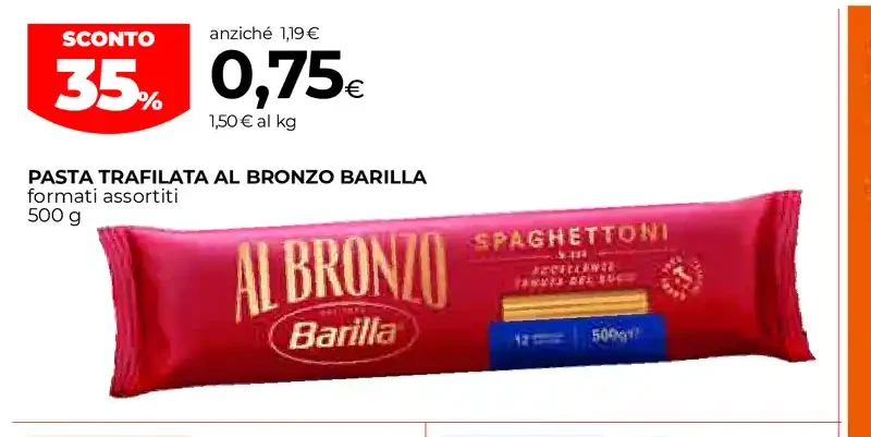 Pasta Trafilata al Bronzo Barilla