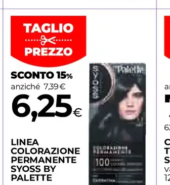 Linea colorazione permanente Syoss by Palette