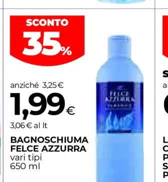 Bagnoschiuma Felce Azzurra