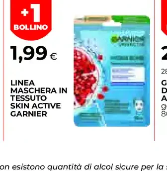 Linea maschera in tessuto Skin Active Garnier