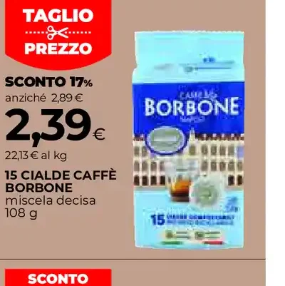 Cialde caffè Borbone