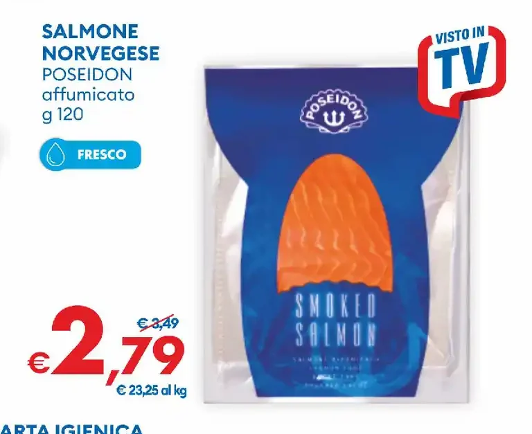 Salmone norvegese affumicato