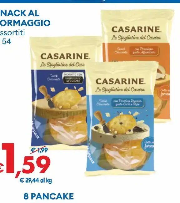 Snack al formaggio