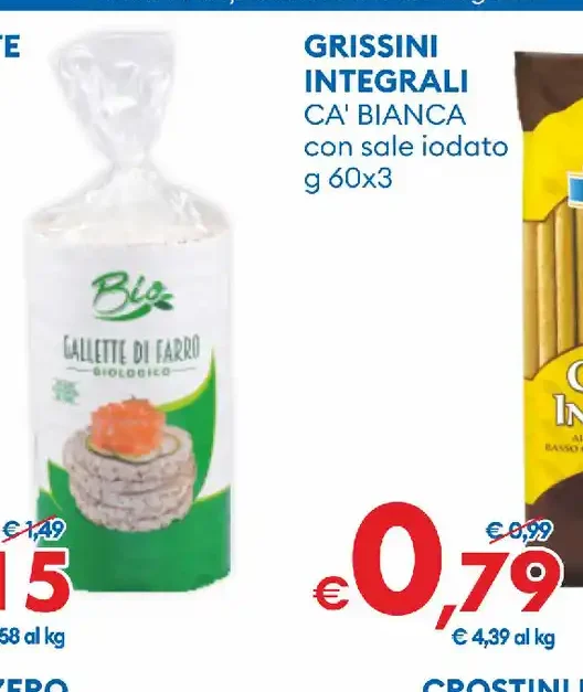 Grissini integrali