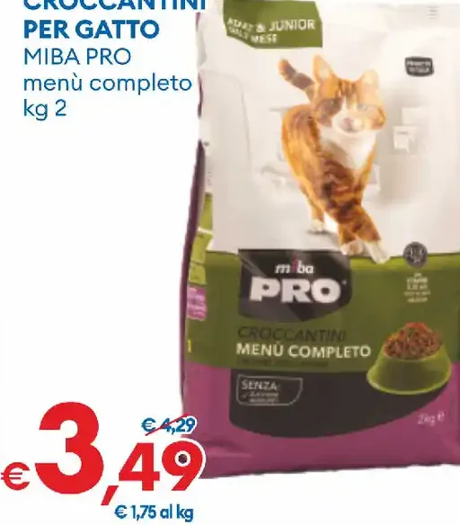 Croccantini per gatto Miba Pro
