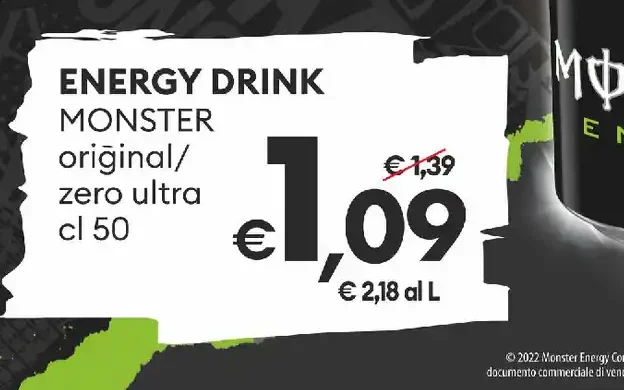 Energy drink Monster original/zero ultra